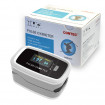 Pulsoximetru Contec CMS50D1, indica nivelul de saturatie a oxigenului din sange, Gri