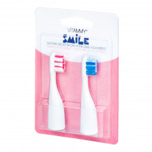Set 2 rezerve periuta de dinti VITAMMY Smile, Albastru-Roz Set 2 rezerve periuta de dinti VITAMMY Smile, Albastru-Roz