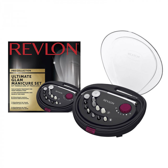 Set manichiura-pedichiura freza electrica REVLON Ultimate Glam RVSP3526E