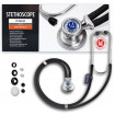 Stetoscop Little Doctor LD Special, 2 tuburi, lungime tub 72cm, Negru/Inox