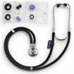 Stetoscop Little Doctor LD Special, 2 tuburi, lungime tub 72cm, Negru/Inox