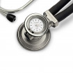 Stetoscop Little Doctor LD SteTime cu ceas, 2 tuburi, lungime tub 56cm, Negru/Inox