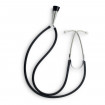 Stetoscop obstretical Little Doctor LD Prof IV, forma de clopot, 2 tuburi, lungime tub 56 cm, Negru/Inox