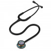 Stetoscop 3M Littmann Classic III 5870, utilizare adulti si copii, Negru/Curcubeu