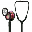 Stetoscop 3M Littmann Classic III 5870, utilizare adulti si copii, Negru/Curcubeu