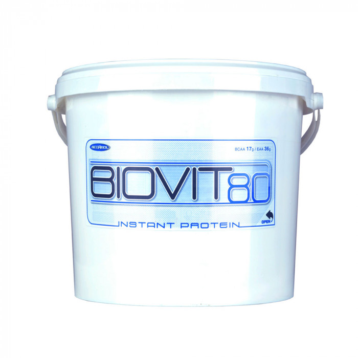 Supliment de proteine Megabol BIOVIT 80, proteine din zer si soia, set complet de aminoacizi