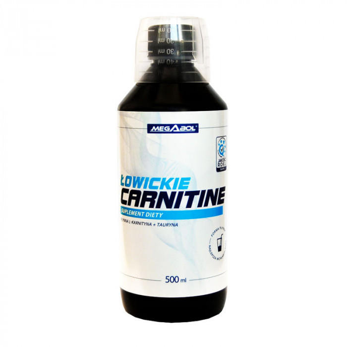 Carnitina lichida Megabol Łowickie Carnitine, 500 ml, pentru arderea grasimilor