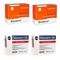 Pachet Megabol Biosterol, 2 buc plus Testosterol 2 buc, stimulare testosteron si hormon de crestere