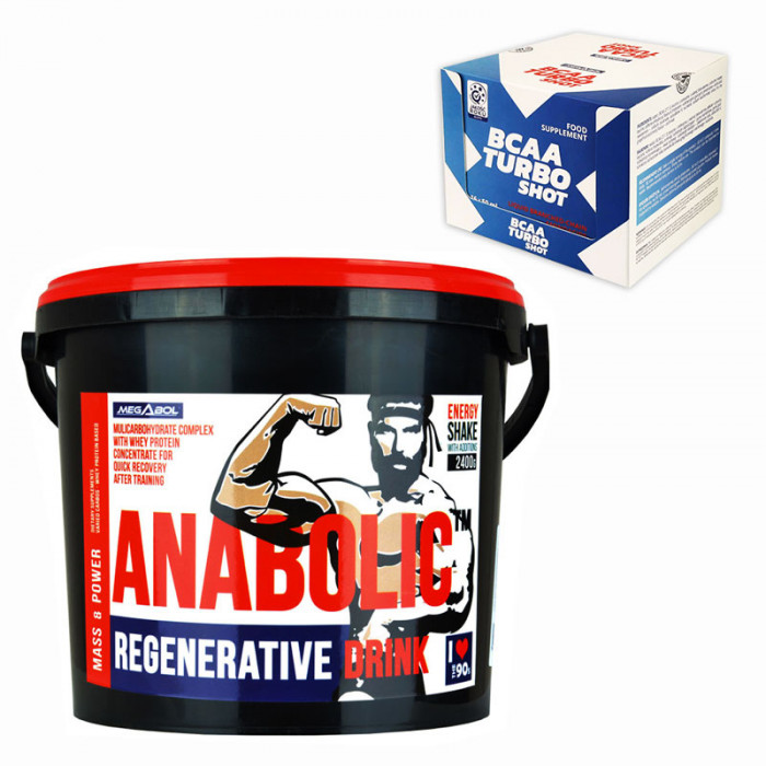 Pachet Megabol Quick Recovery, 2 produse, proteine, carbohidrati, creatina si aminoacizi