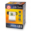 Tensiometru electronic de brat Little Doctor LD3, Afisaj LCD, Memorare 90 de valori, Alb