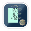 Tensiometru electronic de brat VITAMMY Super Beat, manseta 22-42 cm, Albastru/Auriu