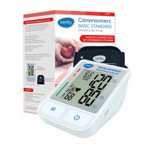 Tensiometru electronic de brat Sanity Basic Standard MD 5940, manseta 22-32 cm, memorare 2 utilizatori, 120 seturi de memorie, Alb Tensiometru electronic de brat Sanity Basic Standard MD 5940, manseta 22-32 cm, memorare 2 utilizatori, 120 seturi de memorie, Alb