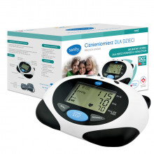 Tensiometru electronic de brat Sanity Children AP 1720, pentru copii 3 - 12 ani, Tehnologie DCC, 200 seturi de memorie, Alb/Negru Tensiometru electronic de brat Sanity Children AP 1720, pentru copii 3 - 12 ani, Tehnologie DCC, 200 seturi de memorie, Alb/Negru