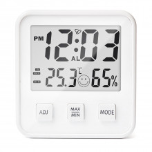 Termometru si higrometru de camera Vitammy Hygro, Statie meteo, Ceas, Alarma, Indicator confort, Alb Termometru si higrometru de camera Vitammy Hygro, Statie meteo, Ceas, Alarma, Indicator confort, Alb