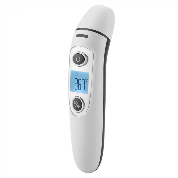 Termometru digital RedLine IR100, tehnologie infrarosu non-contact, pentru frunte si ureche