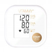 Tensiometru electronic de brat VITAMMY Ultra Beat, manseta 22-42 cm, Alb/Auriu