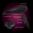 Uscator de par REVLON Smooth Brilliance RVDR5251E1, 2 viteze, 3 trepte de temperatura