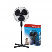 Ventilator cu picior Honeywell HSF1630E, 3 viteze, inaltime reglabila 110 - 122 cm, Negru