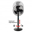 Ventilator cu picior Honeywell Quiet Set HSF600BE4, 5 viteze, timer, zgomot redus, Negru