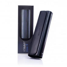 Husa de protectie Vitammy Case 3, din piele ecologica, dedicata periutelor de dinti electrice Vitammy: Aurum, Pearl+, Platinum, Symphony, Smils, Harmony, Splash, Dino, Negru