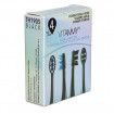 Set 4 rezerve periuta de dinti VITAMMY Pearl+ Noire