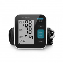 Tensiometru electronic de brat VITAMMY Next 5 Basic, mufa USB, detectare aritmie, detectie miscarea corpului, manseta 22-40 cm, Negru/Alb Tensiometru electronic de brat VITAMMY Next 5 Basic, mufa USB, detectare aritmie, detectie miscarea corpului, manseta 22-40 cm, Negru/Alb