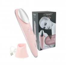 Aparat multifunctional de ingrijire faciala Vitammy Milda, pentru toate tipurile de ten, tratament cald, rece, masaj si vibratii, wireless Aparat multifunctional de ingrijire faciala Vitammy Milda, pentru toate tipurile de ten, tratament cald, rece, masaj si vibratii, wireless
