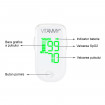 Pulsoximetru Vitammy O2, afisaj LED usor de citit, masoara saturatia SpO2 si pulsul, Alb