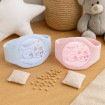Centura anticolici cu samburi de cirese RedLine Burticel, utilizare versatila cald sau rece, saculet detasabil cu samburi de cirese 100% naturali, Roz