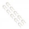 Set cleme (clesti) de nas Vitalograph, pentru spirometrie, 10 buc, Alb