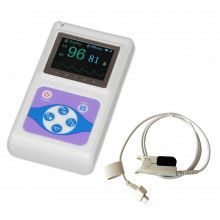 Pulsoximetru profesional Contec CMS60D, model 2025, senzor adulti, masoara saturatia de oxigen si rata pulsului Pulsoximetru profesional Contec CMS60D, model 2025, senzor adulti, masoara saturatia de oxigen si rata pulsului