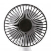Mini ventilator de birou Vitammy Dream Desk Fan, compact, silentios, 2 axe de rotatie, 3 trepte de viteza, oglinda integrata, incarcare USB-C, Gri