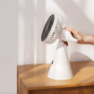 Mini ventilator de birou Vitammy Dream Desk Fan, compact, silentios, 2 axe de rotatie, 3 trepte de viteza, oglinda integrata, incarcare USB-C, Gri