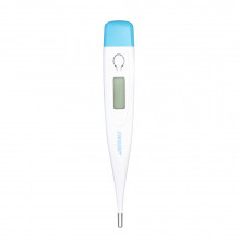 Termometru electronic tip stilou Novama White PI, rezistent la apa, afisaj clar, memorie pentru ultima masuratoare, oprire automata, etui de protectie Termometru electronic tip stilou Novama White PI, rezistent la apa, afisaj clar, memorie pentru ultima masuratoare, oprire automata, etui de protectie