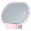 Oglinda cosmetica iluminata Vitammy Cindi, cu reglare in orice unghi, baza detasabila, cablu mini USB