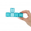 Organizator pentru medicamente Vitammy Pilla 1 x 4, cu 4 compartimente, design compact si portabil