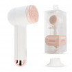 Perie rotativa de curatare a fetei Vitammy Softa, pentru fata, gat si decolteu, masaj, exfoliere, 400 rotatii/min., cap de perie din silicon interschimbabil