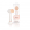 Perie rotativa de curatare a fetei Vitammy Softa, pentru fata, gat si decolteu, masaj, exfoliere, 400 rotatii/min., cap de perie din silicon interschimbabil