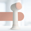 Perie rotativa de curatare a fetei Vitammy Softa, pentru fata, gat si decolteu, masaj, exfoliere, 400 rotatii/min., cap de perie din silicon interschimbabil
