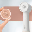 Perie rotativa de curatare a fetei Vitammy Softa, pentru fata, gat si decolteu, masaj, exfoliere, 400 rotatii/min., cap de perie din silicon interschimbabil