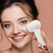 Perie rotativa de curatare a fetei Vitammy Softa, pentru fata, gat si decolteu, masaj, exfoliere, 400 rotatii/min., cap de perie din silicon interschimbabil