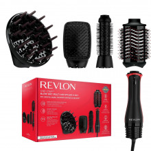 Perie electrica fixa multifunctionala Revlon One-Step Blow-Dry Multi Air Styler 4 in 1 RVDR5373E, 4 capete detasabile, 4 setari de temperatura, pentru toate tipurile si lungimile de par