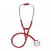 Stetoscop cardiologic Novama Expert, cap dublu din otel inoxidabil, 2 seturi de olive auriculare din silicon, o diafragma de schimb, Burgundy
