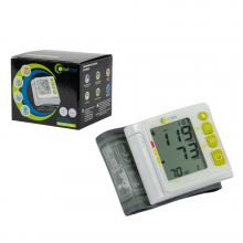 Tensiometru digital automat de incheietura VitalMed BP608W, memorie pentru doi utilizatori, indicator de aritmii, grafic al masuratorilor si clasificarea tensiunii, manseta 13.5 - 21 cm Tensiometru digital automat de incheietura VitalMed BP608W, memorie pentru doi utilizatori, indicator de aritmii, grafic al masuratorilor si clasificarea tensiunii, manseta 13.5 - 21 cm