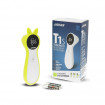 Termometru non-contact cu infrarosu Novama T1S, pentru masurarea temperaturii corpului si a suprafetelor, memorie pentru 30 masuratori, alarma febra, carcasa din silicon, oprire automata