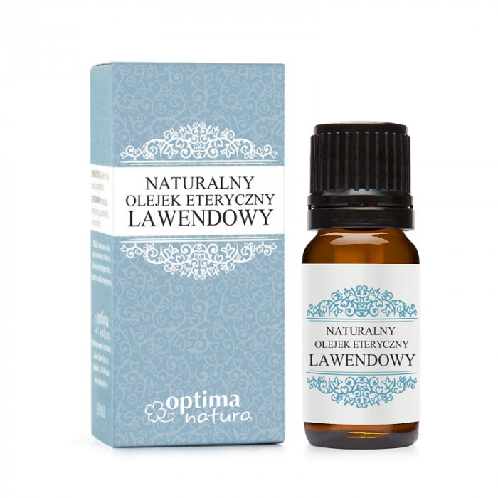 Ulei esential de Lavanda, Optima Natura, 10 ml, pentru insomnii, migrene, calmare