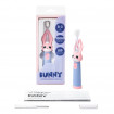 Periuta de dinti electrica Vitammy Bunny Pink, pentru copii 0-3 ani, cu lumina LED si efecte sonore, 24.000 de miscari/min, 2 programe de periaj, fibre nano