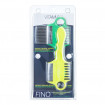 Set 2 piepteni Vitammy Fino, pentru indepartarea paduchilor, Galben/ Verde