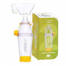 Camera de inhalare Vitammy Tube 2, cu masca pentru copii 1 - 5 ani, capacitate de 198 ml, materiale de calitate si sigure, fara BPA si latex Camera de inhalare Vitammy Tube 2, cu masca pentru copii 1 - 5 ani, capacitate de 198 ml, materiale de calitate si sigure, fara BPA si latex