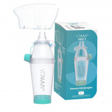 Camera de inhalare Vitammy Tube 3, cu masca 5 ani - adult, capacitate de 198 ml, materiale de calitate si sigure, fara BPA si latex Camera de inhalare Vitammy Tube 3, cu masca 5 ani - adult, capacitate de 198 ml, materiale de calitate si sigure, fara BPA si latex